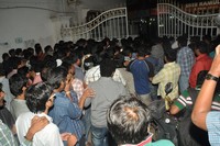 Pawan Fans Hungama at Sreeramulu Theatre